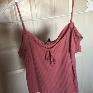 Cute Pink Tank Top with Bow